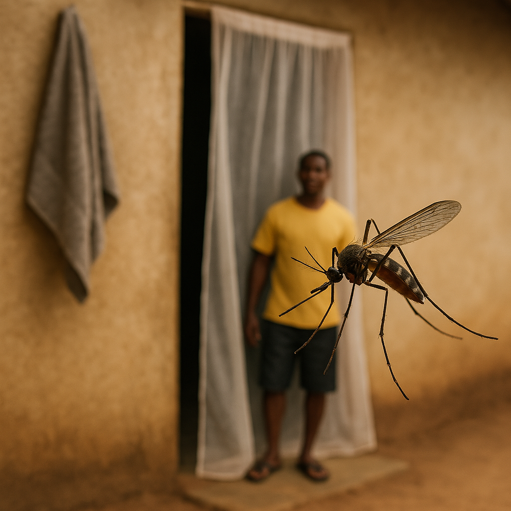 Ghanaians Using Mosquito Nets as Door Curtains Amazes Mosquitoes